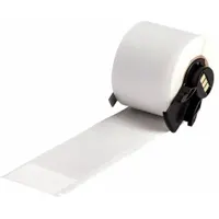 Wraparound Label: 4 in x 1 1/2 in, 1 1/2 in, Vinyl, White (Matte), For 1 AWG to 500 kcmil Wire Gauge (MPN M6-33-427)