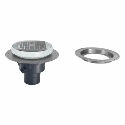 ZURN EZ2-PV2-ST-CC Height Adjustable Floor Drain - Height Adjustable Floor Drains
