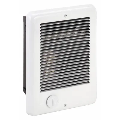 CADET Recessed Electric Wall-Mount Heater: 1250 W/937 W, 240/208V AC, Single Phase - Compact Recessed Electric Wall Heaters