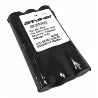 BANSHEE Radio Battery: Fits Motorola, For HT1250/HT750 Series, 2,000 mAh, Nickel-Metal Hydride (MPN QMB9008-1300)