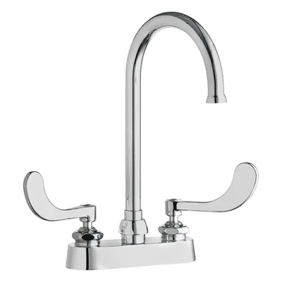 CHICAGO FAUCETS Series 895 Centerset Kitchen Faucet - Centerset Kitchen Faucets