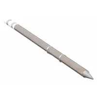 Conical soldering tip from the T15 Series, with a 0.4 mm width and 7.5 mm length. Designed for use with the HAKKO FM-2028 handpiece. Suitable for precision soldering tasks such as fine-pitch component work and rework on printed circuit boards