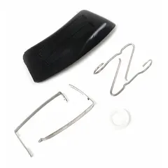 Replacement electrode for Whirlpool washing machines and dryers. This component detects water level or moisture during wash and dry cycles, supporting proper machine operation.