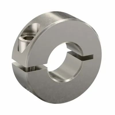 RULAND MANUFACTURING CL-8-SS Stainless Steel Shaft Collar, 1/2 in Bore, Clamp-On - Stainless Steel Shaft Collars