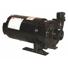 This Dayton horizontal booster pump is a three-phase unit rated at 1 1/2 hp with 230/460V AC power. It features a 1 1/2 in FNPT connection and delivers a best efficiency flow of 65 gpm. Designed for pressure boosting in water supply systems, it is suitable for commercial and industrial applications such as building water distribution, irrigation networks, and process water systems.