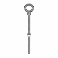 Machinery Eye Bolt: With Shoulder, 316, Stainless Steel, Plain, 3/4"-10 Thread Size, 4 in Thread Lg (MPN N2028-316SS-12)