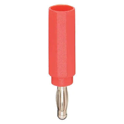 POMONA Banana Jack: 1 7/8 in Lg, 20 A Max Current Measurement - Standard Sheath Banana Jack to Non-Sheath Banana Plug Adapters