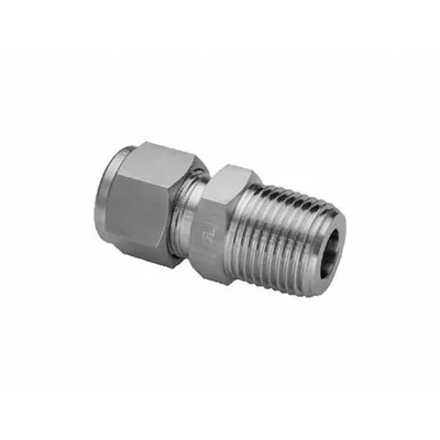 HAM-LET 768LN SS 10MMX 1/4 Double-Ferrule Stainless Steel - Double-Ferrule Stainless Steel Fittings
