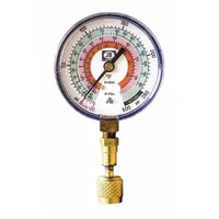 JB INDUSTRIES Low Side Gauge: Low Side Gauge, -14.7 psi to 500 psi, Non-Liquid Filled, 3 1/8 in Dia (MPN QC-G820)