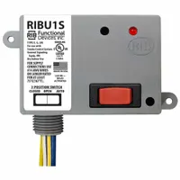 RIB Enclosed Pre-Wired Relay: 10 A Rating, 10-30V AC/DC/120V AC, SPST-NO, 0.50 in NPT (MPN RIBU1S)