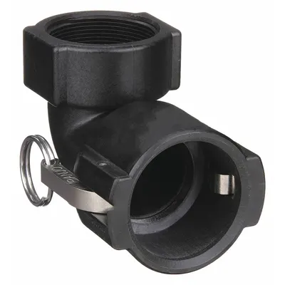 BANJO Cam and Groove Coupling: 1 1/2 in Coupling Size, 1 1/2 in Hose Fitting Size - Type D Polypropylene Cam & Groove Fittings