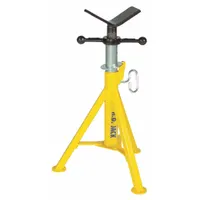 SUMNER V-Head Pipe Stand: V Head, 2,500 lb Max Load Capacity, Rigid Leg, 36 in Max Ht, 21 in Min Ht (MPN 4200)