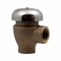 Atmospheric vacuum breaker for water media, constructed of rough brass and bronze with female NPT connections. Prevents backflow in potable water lines. Pipe size: 3/4 in. Certified to NSF/ANSI 372