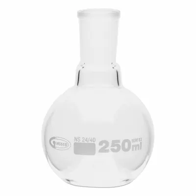 OEM Boiling Flask, 250 mL, Colorless, Round, 24/40 - Glass Boiling Flasks