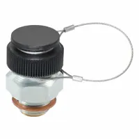 JW WINCO Fluid Drain Valve: Zinc-Plated Steel, G 1/2 in Mounting, M26x1.5 Valve-Fitting Thd. (MPN 880-G1/2-ST-K)
