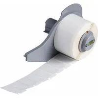 Pre-Cut Label Stock Roll: 1/2 in x 1 in, Rubber, Aggressive Adhesive/Permanent Adhesive, 500 Labels (MPN M7-17-486)