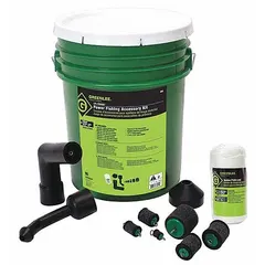 Accessory set for pulling fish line through EMT conduit. Includes 595 Fish Line and foam components. Compatible with 1/2 in, 3/4 in, 1 in, 1 1/4 in, 1 1/2 in, and 2 in conduit sizes.