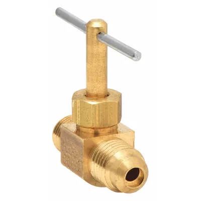 OEM Needle Valve: Inline Valve Body - Brass Straight-Body Needle Valves