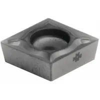 Diamond indexable turning insert for finishing and semi-finishing operations on non-ferrous materials. Suitable for use on CNC lathes to achieve a high-quality surface finish. Manufacturer part number CCMT21.50.5ESU-AC5025S