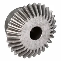 Steel straight teeth inch miter gear with 30 teeth, 20 pressure angle, and 5/8 in bore diameter. Designed for right-angle power transmission in inch-system industrial machinery such as conveyors, packaging equipment, and machine tools
