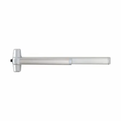 VON DUPRIN QEL98NL 3 32D Rim Exit Device, Touchbar, Lever Trim, Gray - Rim Push Bars