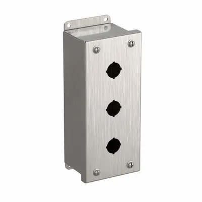 HAMMOND 1435MSSC 304 Stainless Steel Push Button Enclosure - Enclosures for 22mm Operators