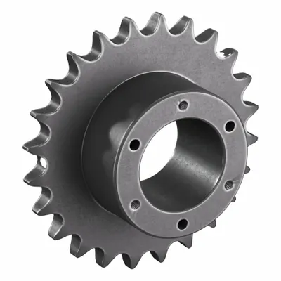 TRITAN Sprocket: For 60 Chain, 24 Teeth, 5.746 in Pitch Dia, 6.15 in Outside Dia - Size 60 Bushed-Bore Roller Chain Sprockets