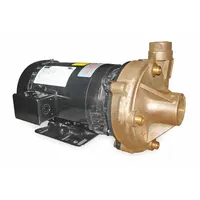 Centrifugal Pump: 3 hp, 230/460V AC, 130 ft Max Head, 1 1/2 in, 1 1/4 in Intake and Disch