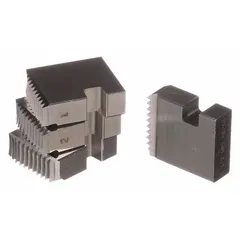 This replacement pipe die is designed for use with Ridgid handheld threader heads to cut NPT threads on 1-1/2 in stainless steel pipe. It features a right-hand thread orientation and is constructed from stainless steel for corrosion resistance. Commonly used in plumbing, mechanical contracting, and industrial maintenance applications.