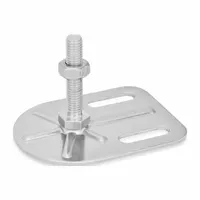 JW WINCO Male-End Leveling Mount: Swiveling Stud, 1/2"-13 Thread Size, 3 3/20 in, 4,496 lbf Capacity (MPN 43-80-1/2X13-75-G0-SK)