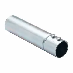 Steel expansion set screw coupling for IMC conduit, 3/4-inch trade size, 7 1/2-inch overall length. Non-insulated. Used to connect IMC conduit runs while accommodating thermal expansion and contraction in electrical systems.