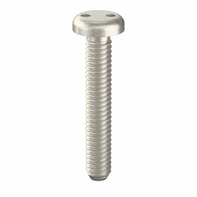 TAMPER-PRUF SCREW Tamper Resistant Screw: #8-32 Thread Size, 1 in Lg, Stainless Steel, Plain - Pan Head Tamper-Resistant Machine Screws