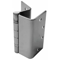 Full mortise-mount butt hinge with a 6-inch leaf width, constructed from steel. Features ball bearings for smooth operation and a removable pin for easy door installation or removal. Suitable for heavy-duty door applications in commercial and industrial settings.