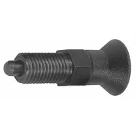 KIPP Indexing Plunger: Nonlocking, Steel, M12x1.5 Thread, 6 N to 14 N Nose Force (MPN K0338.1206)