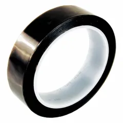 This high-temperature electrical tape is made from polytetrafluoroethylene film with a silicone adhesive. It is 36 yards long and 3.9 mil thick. Used for insulating and protecting electrical components in environments requiring heat resistance.
