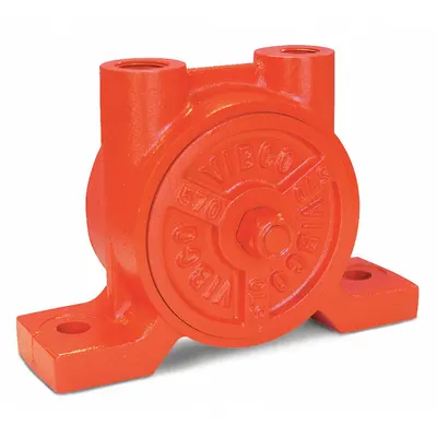 VIBCO Pneumatic Vibrator: 1,050 lbf, 4,000 vpm, 3/4 in NPT, BVS, 83 dBA, Cast Iron - General Purpose Turbine & Ball Vibrators
