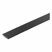 LORIENT Fire Seal: Flat, Self-Adhesive Mounting, Std, Flex PVC/Graphite, 100 in Overall Lg, Charcoal (MPN ES985C-100)