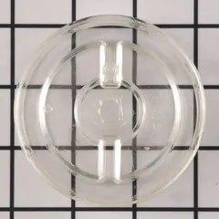 OEM replacement cold control knob for refrigerators and freezers. Used to adjust the temperature setting by connecting to the control thermostat. Enables user selection of cooling levels.