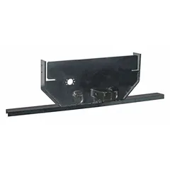 This hitch plate provides a stable mounting surface for hitches and accessories on heavy-duty trucks and trailers. With an overall width of 62 inches, height of 16 7/8 inches, and thickness of 1/2 inch, it is suited for fleet and vehicle maintenance applications.