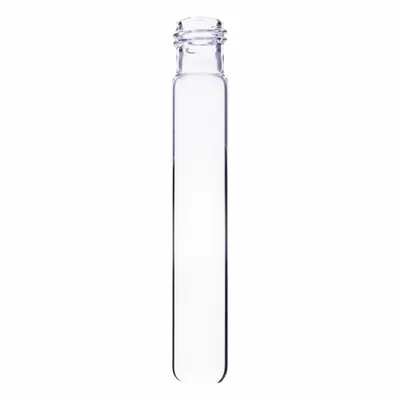 KIMBLE Culture Tube: 12 mL, Culture Tube, 16 mm Body Dia, 100 mm Overall Ht, Colorless - Glass Culture Tubes