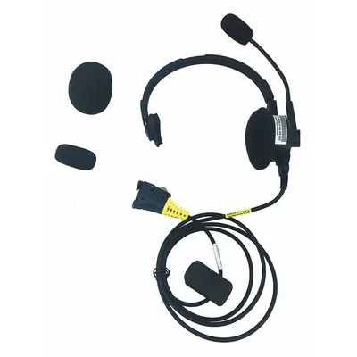 TITAN Voice Recognition Headset: On-Ear, Black, On-Ear, Noise Cancelling, Wired - On-Ear Warehouse Automation Headsets
