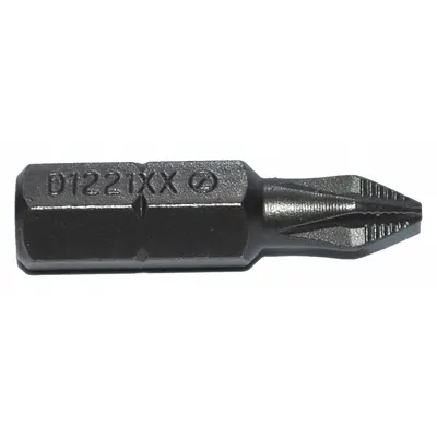ZEPHYR Insert Bit: Insert Bit, Imperial, Pozidriv Head, PZ1 Bit Industry Size - Pozidriv Bits