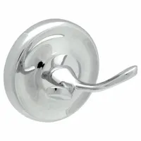 TAYMOR Bathroom Hook: 2 3/4 in x 2 1/2 in x 2 1/2 in, Zinc, Polished, Mounting Hardware (MPN 04-7902)