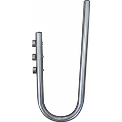 This stretch wrap roll holder accommodates rolls with a maximum width of 24 inches and fits core sizes of 1-1/2, 2, and 3 inches. It is used for dispensing stretch wrap in packaging and shipping operations to secure pallet loads.