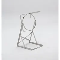 This MORSE bucket tipper is designed for tilting and emptying cans in industrial settings. It measures 14 in x 12.63 in x 29.75 in, features a gray finish, and is supplied partially assembled. Typical applications include manufacturing, waste handling, and material processing facilities where ergonomic dumping of container contents is required