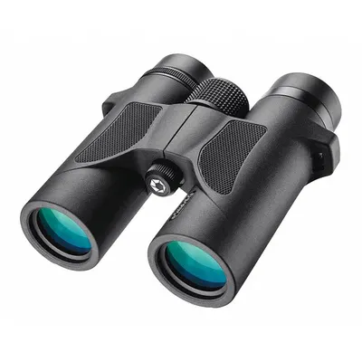 BARSKA AB12762 8x Binoculars, 396 ft @ 1000 yd, Water Resistant, Matte Black