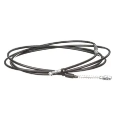 This gun cable is a replacement part for Graco line stripers. It connects the spray gun to the control system for trigger operation. Compatible with model 248861.