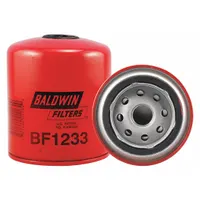 BALDWIN FILTERS Fuel Filter: Spin-On, 3 11/16 in Outside Dia, M20-1.50 Thread Size, Cellulose (MPN BF1233)