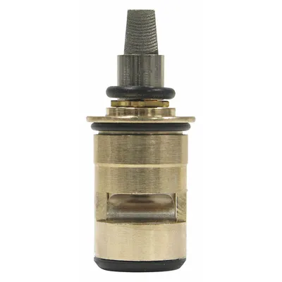 KISSLER AB11-0904H Disc Faucet Cartridge for Hot Water, Brass, Chrome, 1 Stem - Disc Faucet Cartridges