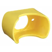 SCHNEIDER ELECTRIC Pushbutton Guard: 22 mm Panel Mounting Hole Dia, Yellow, Plastic, XB4 (MPN ZB4BZ2005)